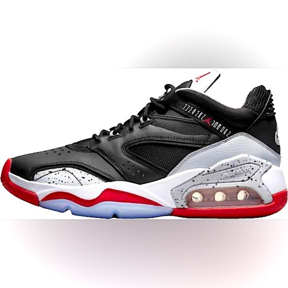 NWT Jordan Sneakers Black Red Point Lane Nike Sneakers - Picture 2 of 7